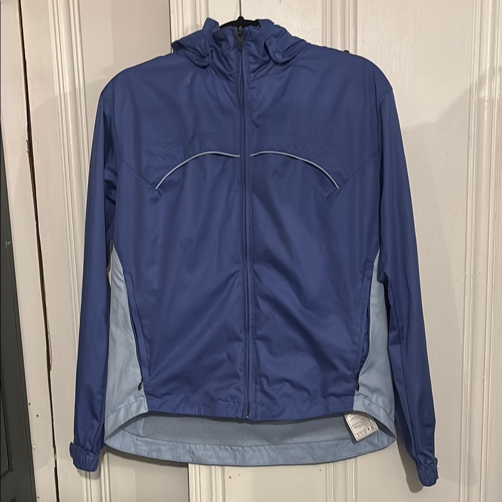 NIKE ACG Blue Hooded Windbreaker Jacket- Kids 8-10